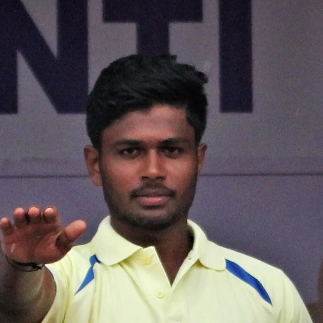 Sanju Samson in a real source photograph