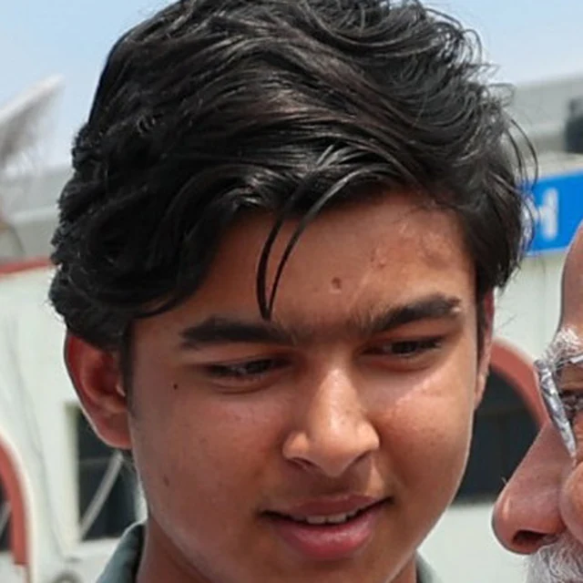 Vaibhav Sooryavanshi in a real source photograph
